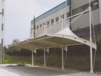 膜結構汽車棚